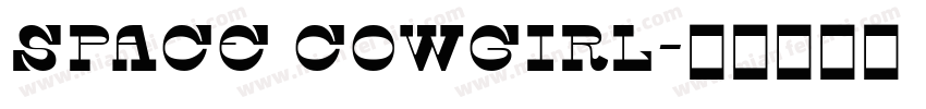 Space Cowgirl字体转换